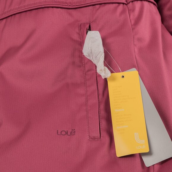 Lolé Burgundy Waterproof Hooded Parka Jacket – Size M - Picture 8 of 9